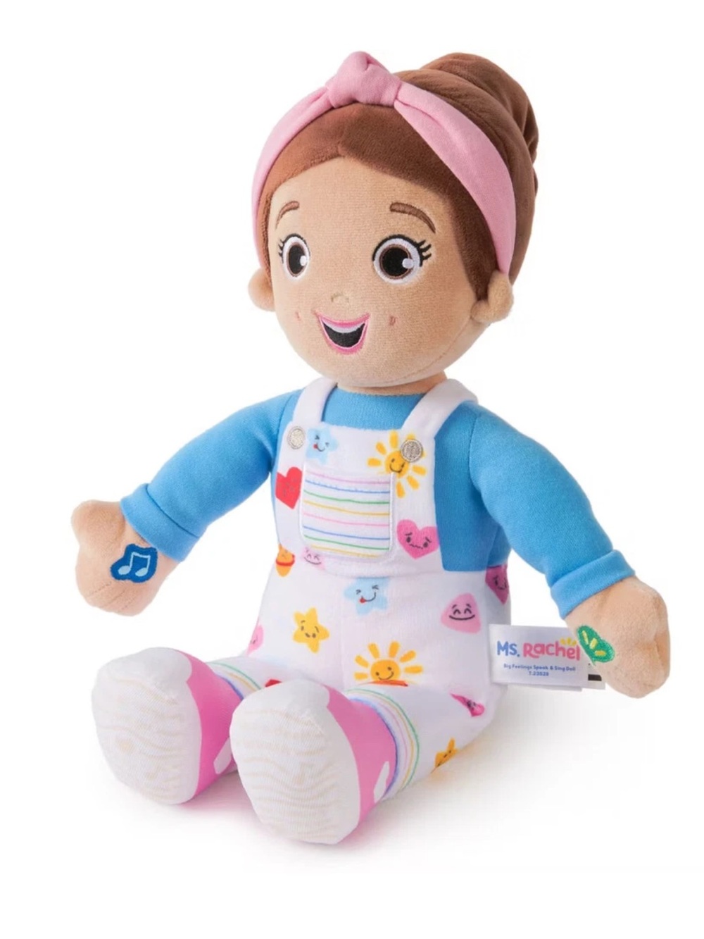 Ms. Rachel Big Feelings Speak and Sing Doll with 4 Calming Songs